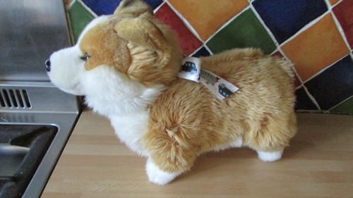 Hamley toys plush - plush, corgi