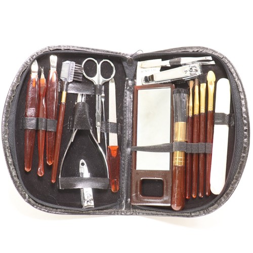 Manicure pedicure set - manicure, pink