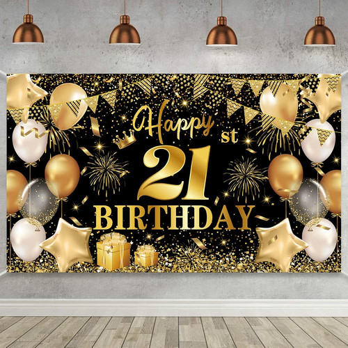 Happy 21st birthday banner - happy,