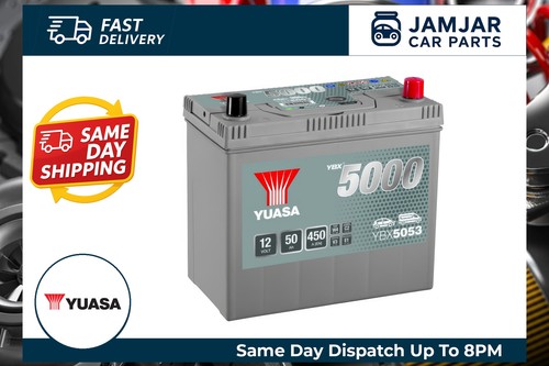 Yuasa car battery 12v 50ah - car,