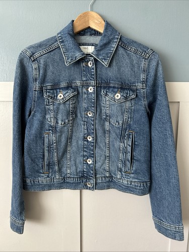 Women blue denim jacket - m&s,