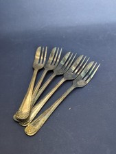 Antique EPNS Cake Forks Set Of