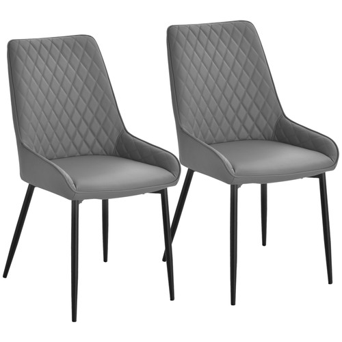 Homcom set quilted pu - homcom,
