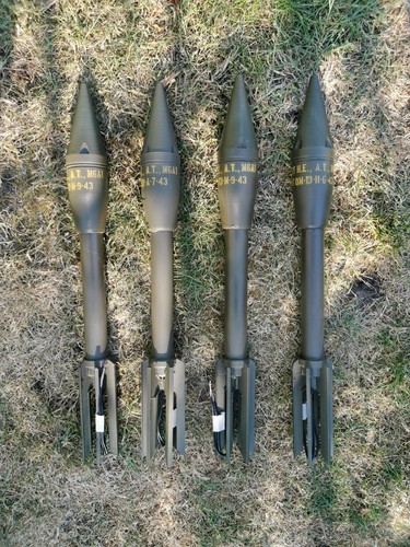 M6a1 bazooka rocket stencils - m6a1,