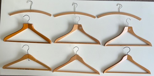 Vintage wooden coat - coat, hangers