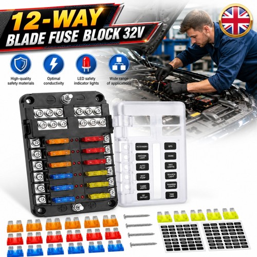 Way blade fuse - box, block