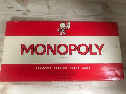 Vintage 1960 monopoly board - 1960's,