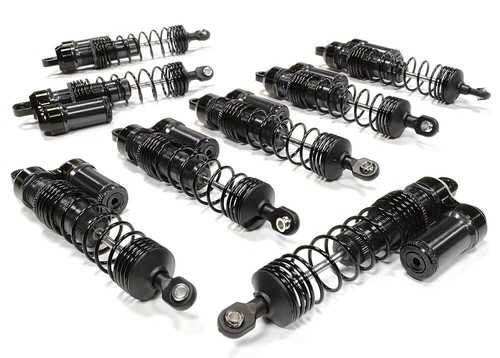 Machined piggyback shock set - piggyback,