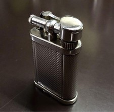 Dunhill Unique Gas Lighter, Silver, Working, Swiss