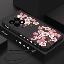 Phone Case For OnePlus 13R 13 12R 11R Ace 5 Ace 3 2 Plum blossom Silicone Cover
