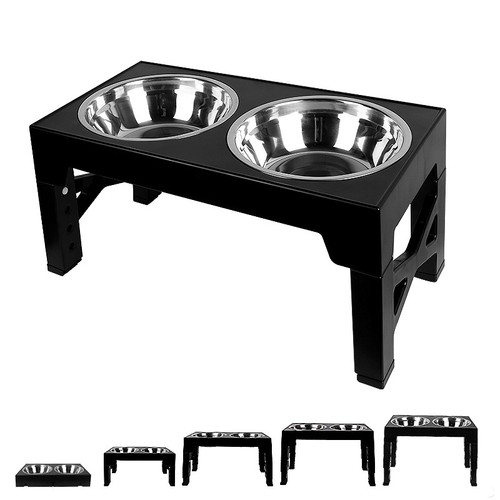 Elevated dog bowls - dog, 5