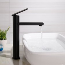 Bathroom Basin Mixer Tap Black
