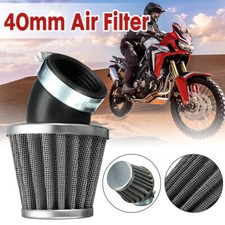 40MM Air Filter Pod Cleaner 110cc 125cc 140cc Motorcycle PIT Quad Dirt Bike UK