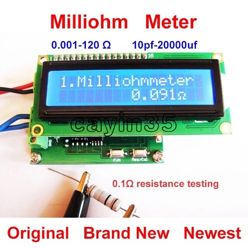 High precision milliohm - milliohm, meter