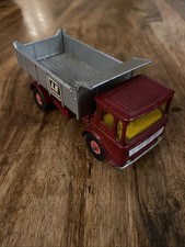 Matchbox Lesney King Size K-4 Leyland Tipper Red/Silver  cir 1969