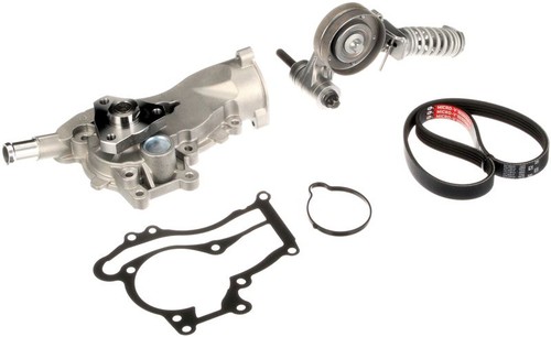 Gates water pump v ribbed - water, +