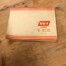 BSA A50 A65 SPARES MANUAL LIGHTNING THUNDERBOLT FIREBIRD HORNET