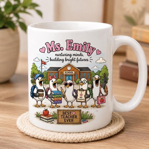 Personalized teacher mug - personalized,