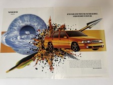 Original 1997 Volvo S70 R Magazine Advert Poster Frame Ready Man Cave Retro