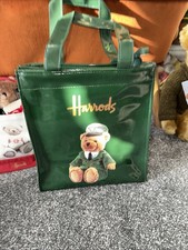 Harrods Green PVC Teddy  Small