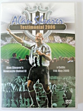 DVD Alan Shearer: Testimonial 2006. Newcastle United XI v Celtic 11th May 2006