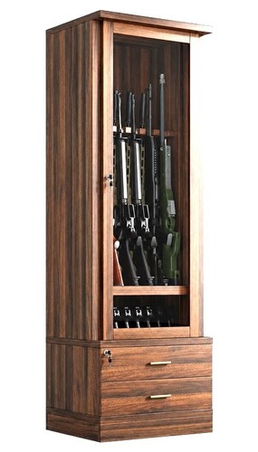 Gun safe cabinet rifles - 12,