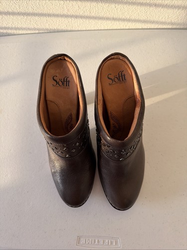 Söfft brown leather studded - söfft,