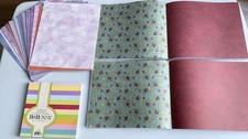 Background Backing Papers for Cardmaking and Scrapbooking. Paper Pizazz Bo Bunny