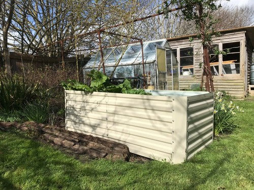 Raised garden bed steel large - garden,