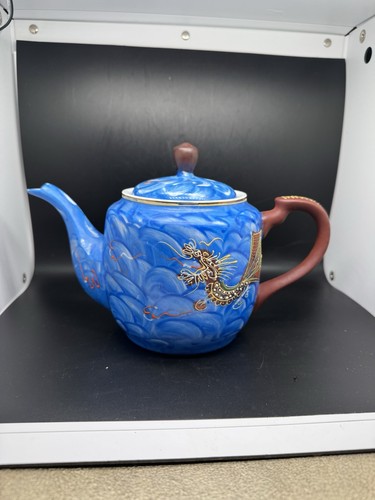 Teapot blue dragon - teapot, design