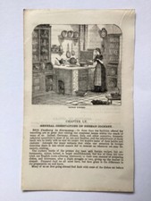 Antique 1901 Print,  GERMAN