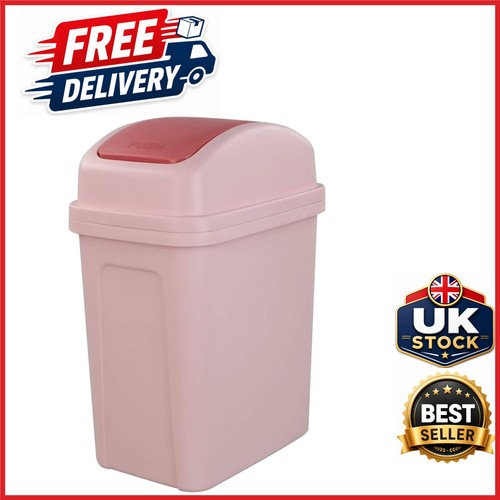 Slim figure pink trash bin - figure, 7l