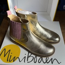 Mini Boden Pale Gold Metallic