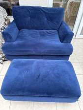 Joules  Chair Navy Velvet and