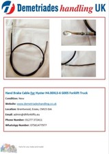 Hand Brake Cable For Hyster
