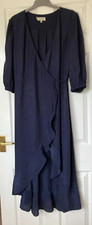 Hobbs Navy Wrap Evening/Occasion Dress size 14