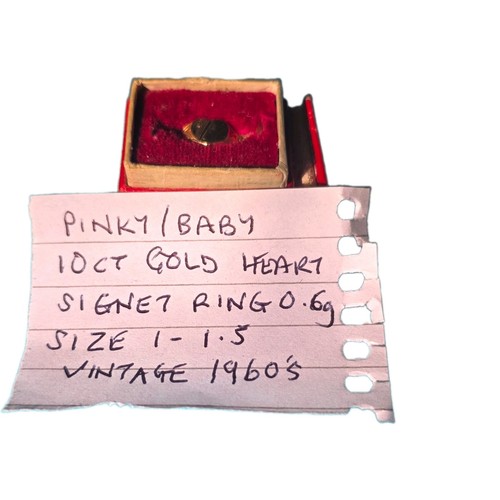 Vintage 1960s 10ct yellow gold - 10ct,