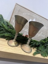 Vintage Brass & Silver Plate