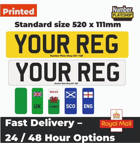 Number plates road - plates,