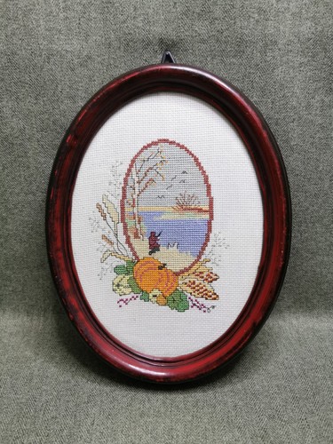 Vintage autumn cross - vintage,