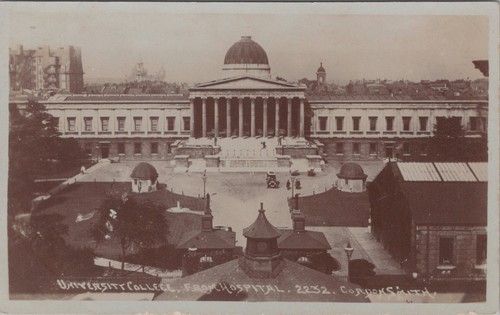 London postcard university - london, postcard: