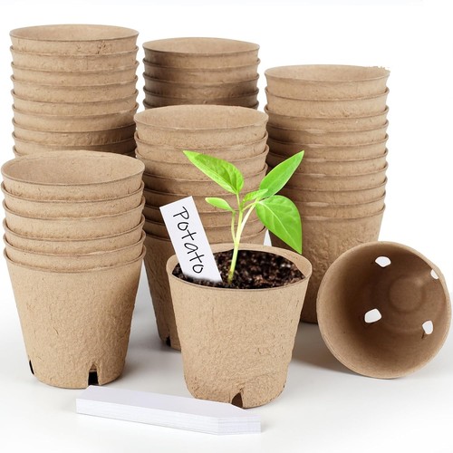 120pcs peat pots inch - pots,