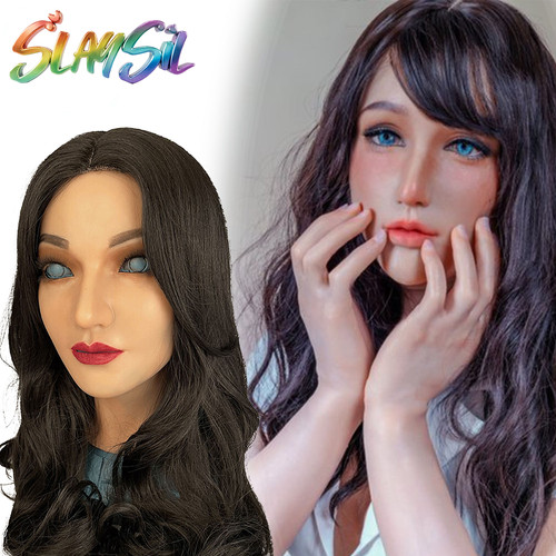 Silicone mask female - silicone,