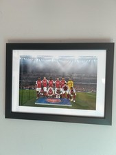 Arsenal Team Photo Before Their 3-0 Win V Real Madrid - 2025 - Framed A4 Picture