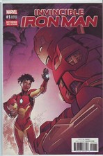 MARVEL COMICS INVINCIBLE IRON MAN VOL. 4  #1 JAN 2017 DIVIDED WE STAND VARIANT