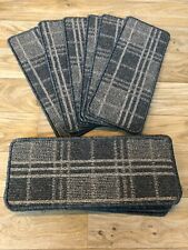 14 Carpet Stair case Treads Dundee 2909 Stain Free -  Hard Wearing Stair Pads