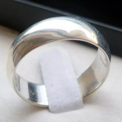 7mm 925 sterling silver men - silver, men's