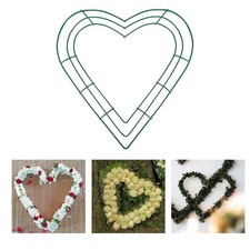 Heart Shaped Wire Wreath Frame