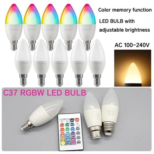 E14 rgb led - bulb, 6w