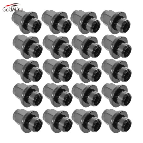 Wheel nuts alloy black - 20,